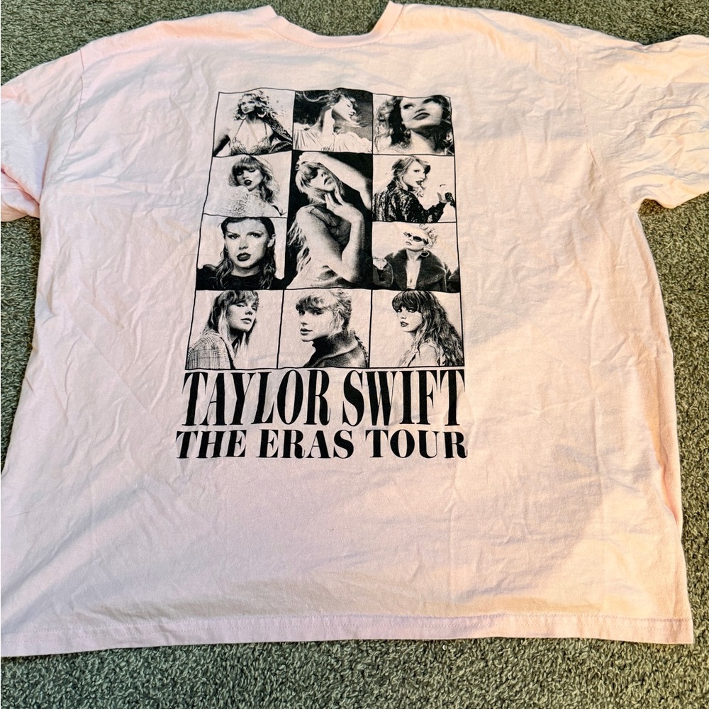 Taylor Swift The Eras Tour Light Pink Tee